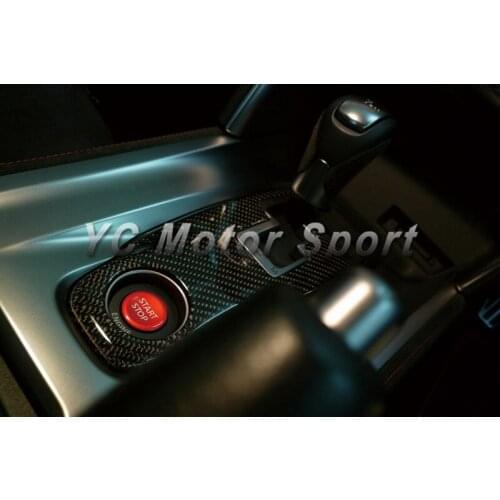 Car Accessories Dry Carbon Fiber Twill Weave Glossy Finish Gear Surround Trim Fit For 2008-2013 R35 GTR Gear Surround Trim