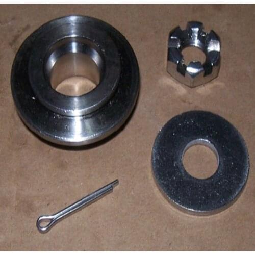 Free shipping Boat Engien Parts propeller shaft nut + gasket + split pin for Yamaha Hidea Parsun outboard motor 15 -20 HP