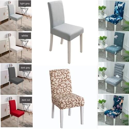 Chair Cover Spandex Stretch Elastic Slipcovers Stretch Chair Covers For Dining Room Kitchen Wedding Banquet Hotel