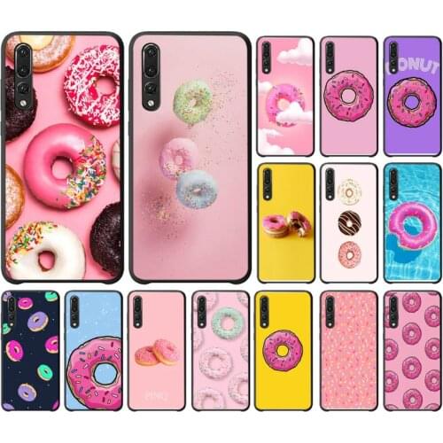 YNDFCNB Donuts Phone Case For Huawei P20 P30 P9 P10 plus P8 lite P9 lite Psmart 2019 P20 pro P10 lite