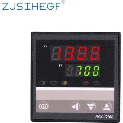 REX-C700 Double Output Digital PID Temperature Controller SSR Relay AC 220V Thermostat Intelligent
