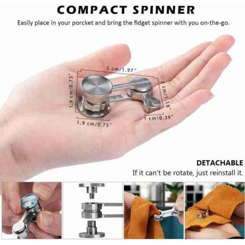 304ss Anti-Anxiety Fidget Spinner Fidget Hand Toys Rotator Gift Stress Adult Relie Decompresses For Children Relax Toys