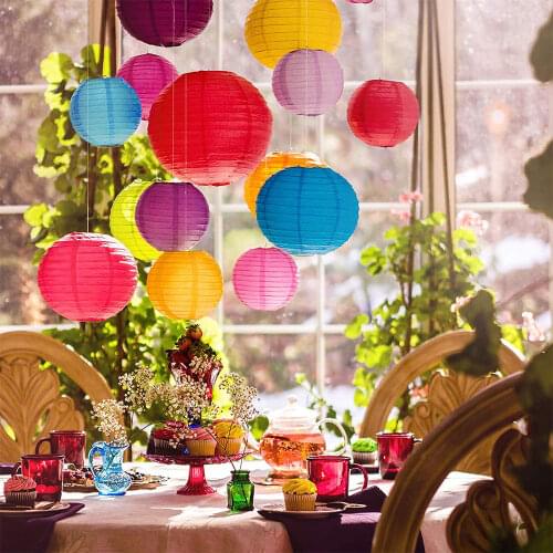 Flower Invitation Paper Lanterns