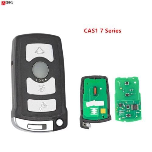 KEYECU Remote Key CAS1 7 Series 868MHZ/ 433MHz/ 315MHz/315LP 4 Button With ID7944 Chip for BMW CAS1 7 Series E65 E66