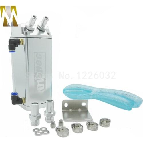 Square Aluminum Engine Oil Catch Reservoir Breather Tank 750ml Can For Nissan