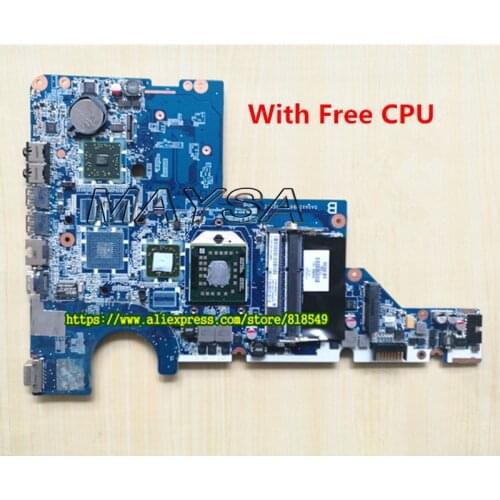 592809-001 mainboard DA0AX2MB6E1 REV: E With Processor Fit For HP/ Compaq CQ62 G62 CQ42 G42 Notebook PC