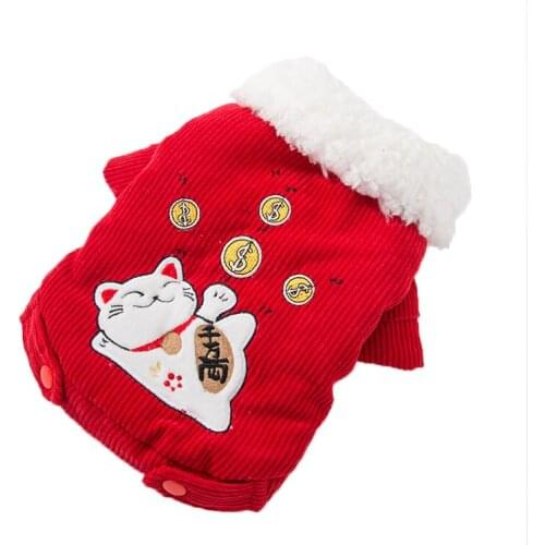 Autumn Winter Protect Teddy Tummy Warm Waterproof Pet Cat Dog Clothes For Small Dog Pet Clothing Pomeranian Costume N139