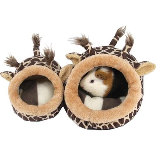 Plush Pet House Guinea Pigs Hamsters Hedgehogs Rabbits Dutch Rats Super Warm High Quality Cute Warm Small Animal Bed Hamster