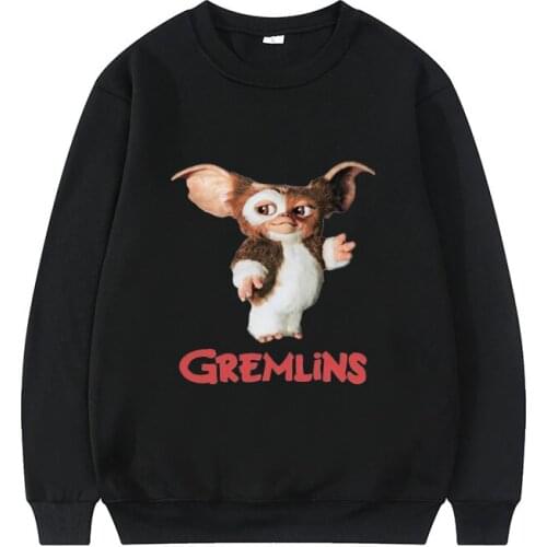 Personality Design Your Pet Mogwai Gremlins Sweatshirt Men Women Cool Sweatshirts Gizmo 80s Movie Mogwai Monster Sci Fi Pullover
