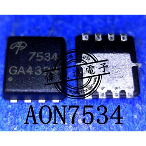 1Pieces New Original AON7534 AO7534 7534 AON7518 AO7518 7518 QFN8 In Stock Real Picture