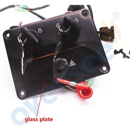 6K1-82570 Twin Key Switch Control Panel Assy For Yamaha Outboard Motor 2 Egines Together 10pin x2; 6K1-82579-00;6K1-82570-00