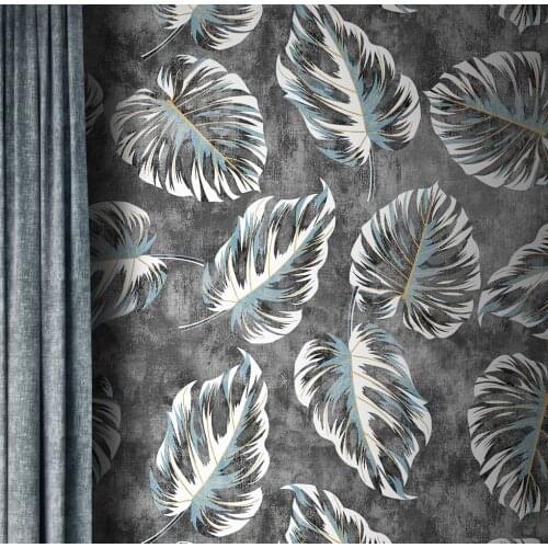 Beibehang custom Black and white ash leaf wallpaper bedroom decor wall covering 3D mural wall papers home decor house decoration