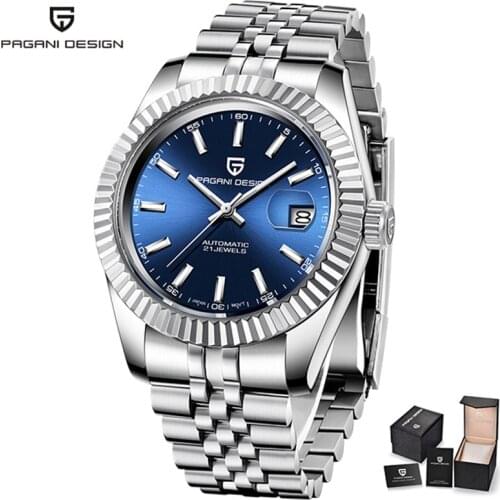 Pagani Design 2021 Mens Robot Business Sports Stainless Steel Mens Watch Sapphire Glass Waterproof Men Clock Relogio Masculino