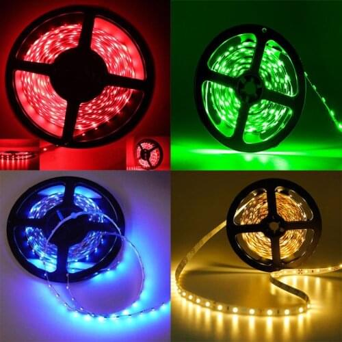 With Remote Control Home LED Strip RGB Led Light Tape SMD3528 DC5V LED Light 5m 10m Diode Ribbon Flexible Luces Led Cocina