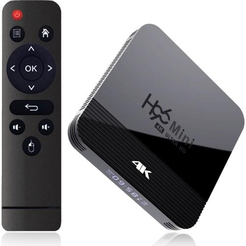 Internet TV Box Android 9.0 8/16G RK3228A Quad Core 4K WIFI-BT4.0 Set Top Box H96 MAX