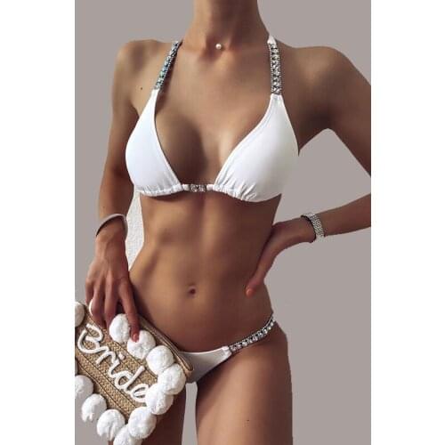 Lipswag Swimwear With Rhinestones