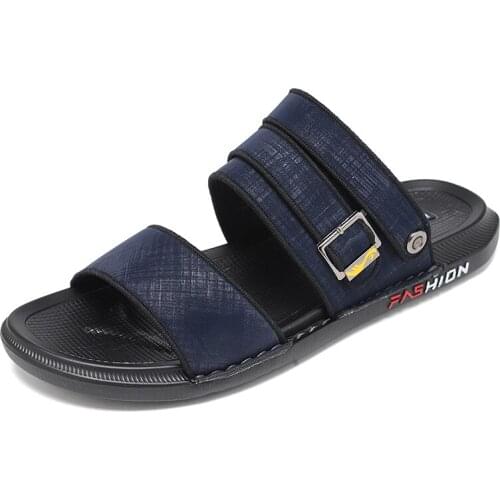 Men Beach Sandals Summer Outside Breathable Boots Lightweight Fashion Loop Toe Quick Drying 2021 New Brand Designers 38-45