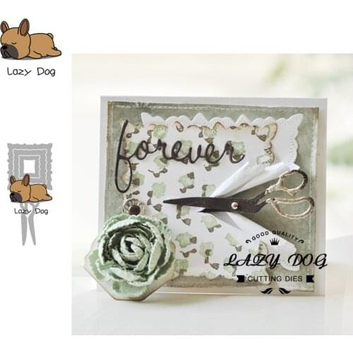 Scissors Background Metal Cutting Dies Scrapbooking Stencil Decorative Craft Embossing Die Cuts Card Making New Dies For 2019