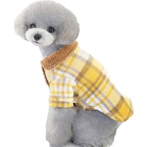 Small Pet Dog Clothing Winter Dog Clothes Warm Dog Coat Jacket Outfit Pomeranian Costume Poodle Yorkshire Puppy Apparel Dropship
