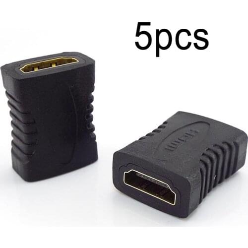 5pcs Female To Female Joiner HDMI-compatible Extender Connector Coupler Adapter Extender For Laptop TV Television 1080P 4K*2K 3D