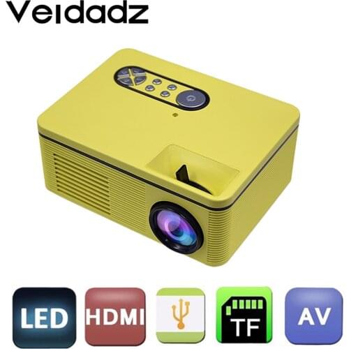 VEIDADZ S361 Portable Mini LED Projector 320x240 Pixels 600 Lumens Home Media Player Built-in Speaker