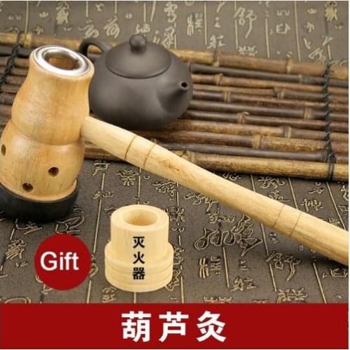 Gourd moxibustion moxa box moxa burner Navel spa massage Wormwood Portable