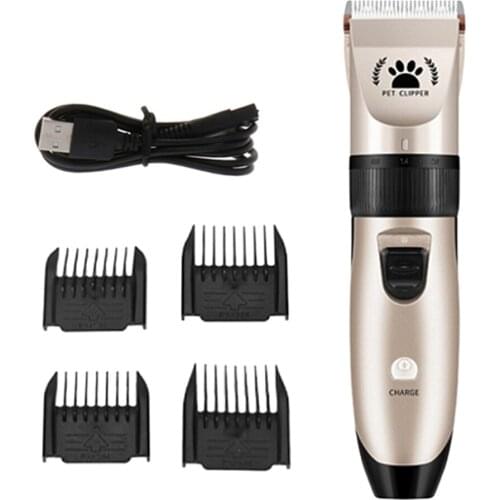 Professional Low Noise Dog Shaver Clippers Cordless Pet Hair Trimmer 1Set
