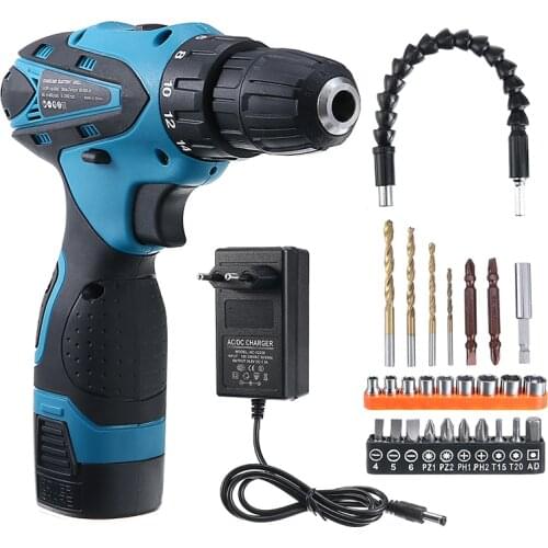 16.8V Electric Cordless Screwdriver With Lithium-ion Battery Electrical Drill Hole Screwdriver Hand Driver Set Power Tools