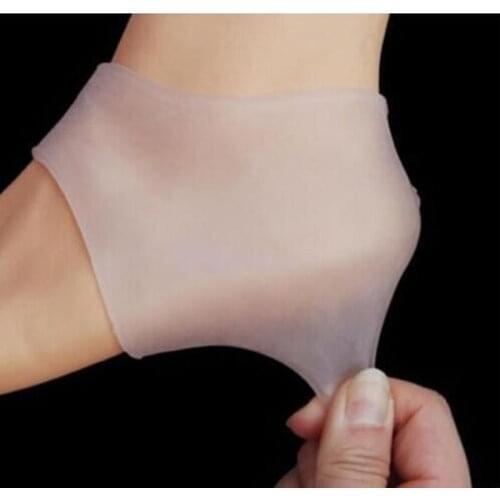 2018 Newest Hot Silicone Moisturizing Gel Heel Sock Cracked Foot Skin Care Protector
