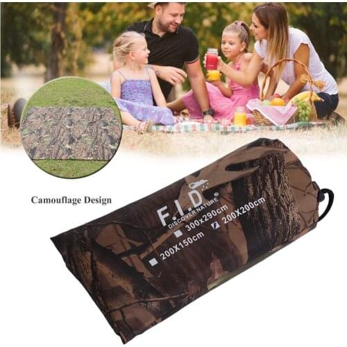 Outdoor Sports Awning Tarp for Camping Folding Waterproof Portable Shelter Sunshade Tent Cover