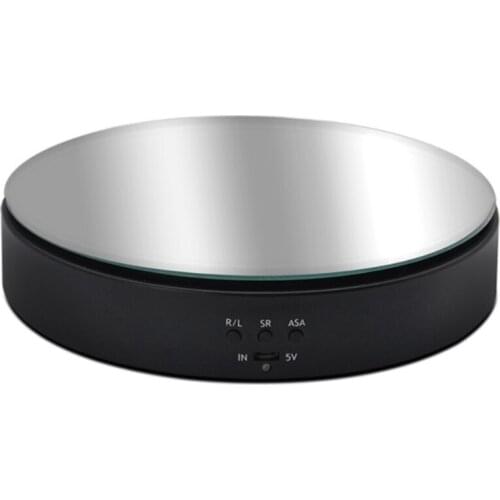Top Deals Merchandise Display Base,360 Degree Electric Rotating Turntable for Photography. Automatic Revolving Platform Perfect