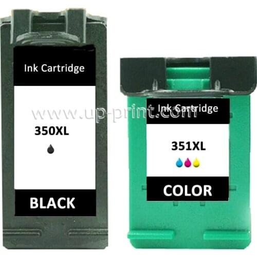 UP 2PK Remanufactued ink cartridges for HP 350 XL 351 xl for HP DJ D4260/C4280/D4360/J6480/C5280/J5780 Printer