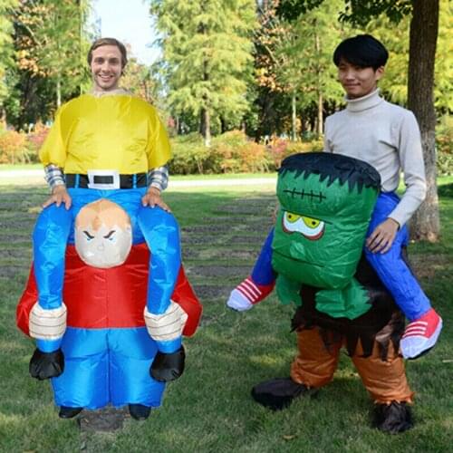 Waterproof Costume Scary Halloween Inflatable Blow Up Suit Party Cosplay Dress
