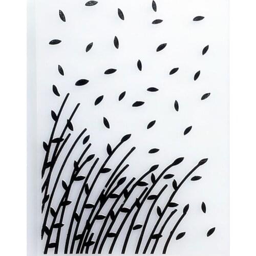 YLEF108 Leaf Frame Plastic Embossing Folder For Scrapbook Stencils DIY Photo Album Cards Making Decoration Scrapbooking Tool New