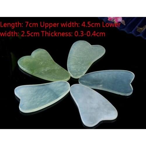 1Pcs Natural Resin Gua Sha Board Acupuncture Massage Face Lifting Stone Guasha Scraping Facial Massage New