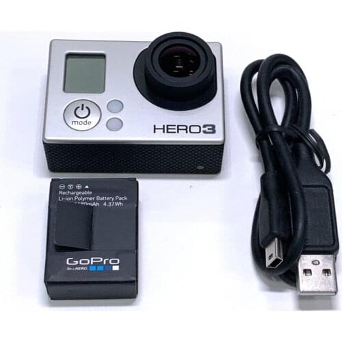 100%Original Camera For GoPro HERO3 Hero 3 Black Edition Adventure Camera+Battery+ charging data cable 95%new