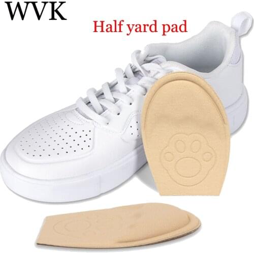 2pcs Heel Pad Soft High Heels Insert Insole Forefoot Half Yard Mat Arch Women Orthopedic Heel Protector Shoe Cushion Adjust Shoe