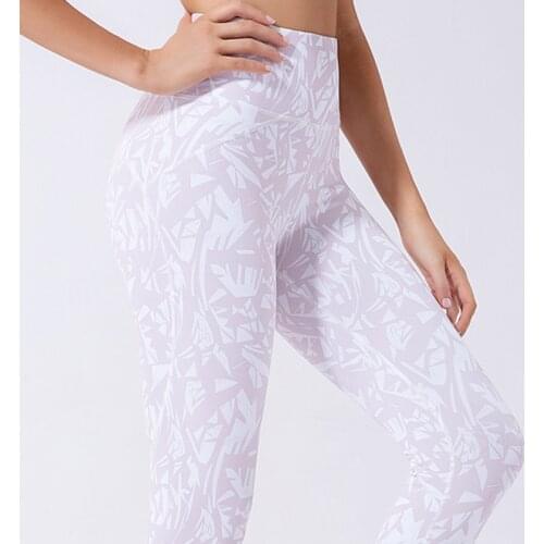 8518 Leggings Yoga Pants Women High Waist Print Hip Up Tight Fitness Legging Women Sports Leggings Pants Sports Leggins Workout