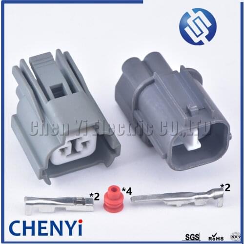 5 sets 2 Pin Auto Cable Horn Wire waterproof Connector Rear Door Lock Motor plug For BYD BUICK Honda CITY 6181-0070 6189-0129