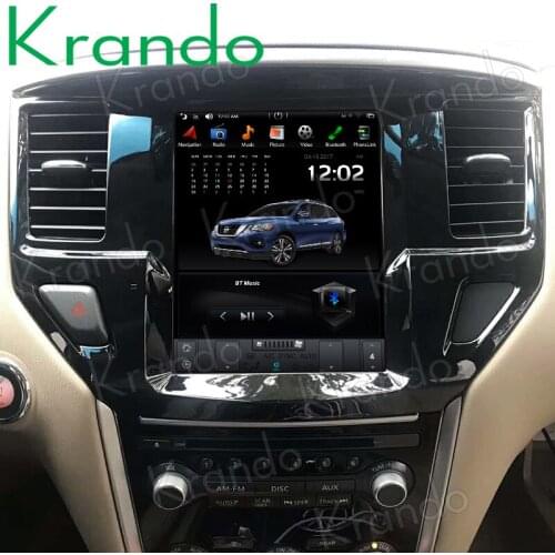 Krando Android 7.1 10.4" Vertical Screen car multimedia for Nissan Pathfinder 2013-2018 GPS multimedia player