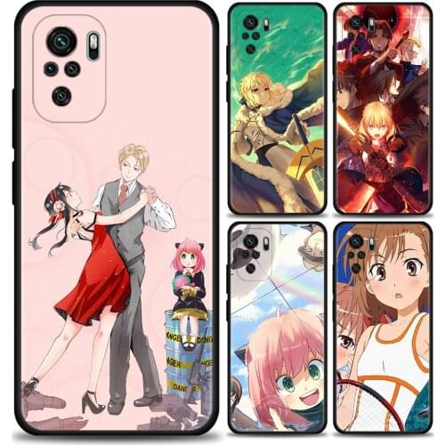 Phone Case For Xiaomi Redmi Note 9S 9 8 Pro 7 8T 8 10 9S Soft Silicone Case For Redmi 9A 8A 7A 7 Black Fundas Fate Zero