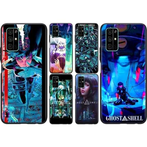 Anime Ghost In The Shell For Huawei Honor 50 SE V30 View 20 V20 30i 30S 30 20S 20E 20i 20 Lite Pro Plus Soft Phone Case