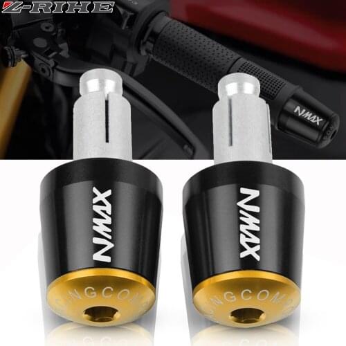For YAMAHA NMAX155 NMAX 155 N-MAX 125 NMAX CNC Motorcycle Accessories 7/8" 22MM Handlebar Hand Grips Handle Bar End Cap