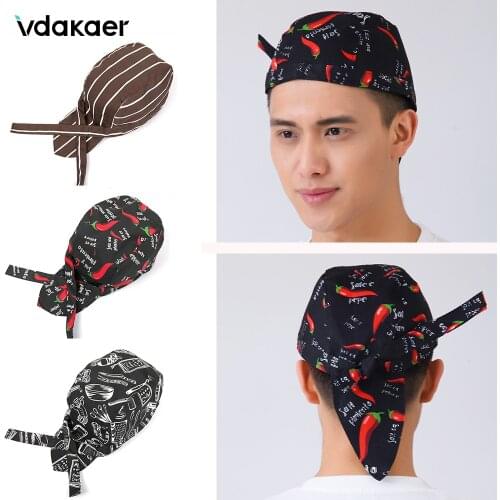 Chef Hats hotel kitchen restaurant adjustable chef uniform caps high quality waiters Hats men and women chef hats Pirate Hat