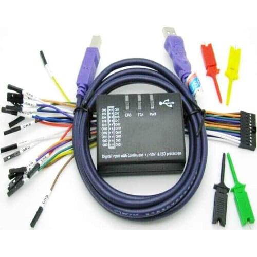 USB Logic Analyzer Multi System Compatible Official Version Sampling Rate 100 MHz 16 Channel For ARM FPGA