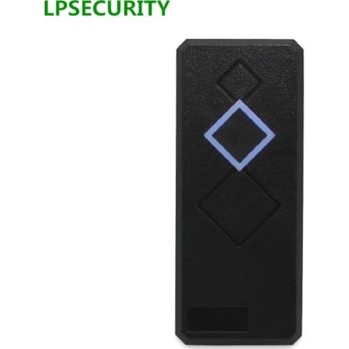 LPSECURITY 125Khz RFID Reader EM ID Card RFID Tag Reader WG26 WG34 Waterproof for gate door Access Control System
