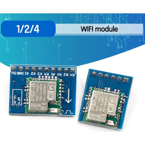 1 2 4 WIFI module with APP mobile phone remote control switch intelligent Internet of Things single-chip module
