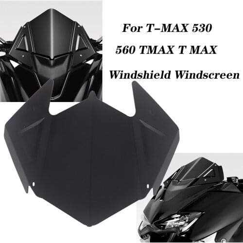 New Motorcycle Windshield Windscreen Cover Aluminum Alloy Wind Shield Deflectore For Yamaha T-MAX 530 560 TMAX T MAX 2017-2020