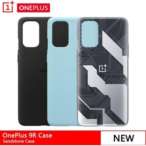 Newest Original OnePlus Case For OnePlus 9R Sandstone Bumper Protective Case For Oneplus 9R Karbon Bumper Case