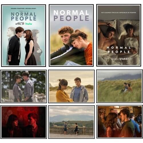 Modern Poster Normal People Movie Poster Art Picture Copper Engraving Home Decoration Living Room Decoration wall sticker